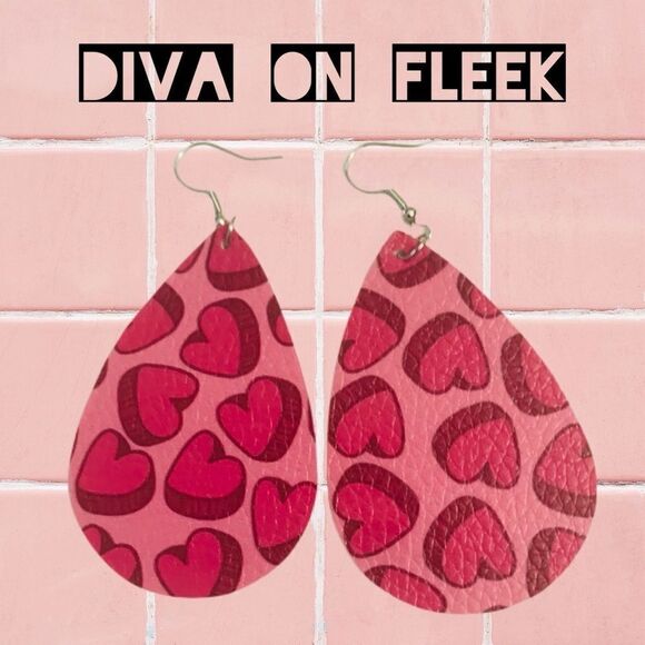 Valentines Day Earrings  - Picture 1 of 2